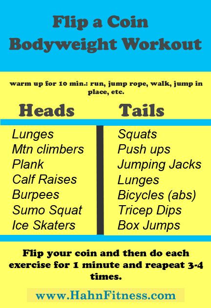 Flip the Coin Workout